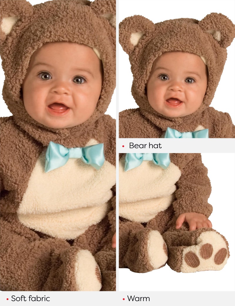 Rubies Oatmeal Bear Costume for Babies, Unisex 6-12 Months - Image 4